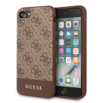 GUESS GUHCI8G4GLBR iPhone 7/8/SE 2020 / SE 2022 brzowy/pruun kva mbris 4G Stripe Collection