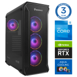 INTOP AQUA i5-14400F 16GB DDR5 500SSD M.2 NVME+4TB RTX5070 12GB no-OS