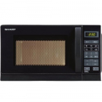 SHARP R-642BKW musta kombinatsioonahi tlauale, 20 L, 800 W