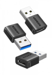 UGREEN USB-C adapter (3 tk) must