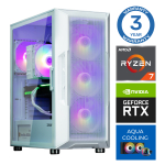 INTOP AQUA Ryzen 7 7700X 64GB DDR5 500SSD M.2 NVME+4TB RTX5050 8GB no-OS