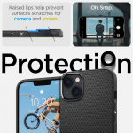 Spigen Liquid Air iPhone 14 / 15 / 13 6,1" tarny/matt must ACS05037