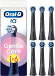 Oral-B iO Gentle Care harjapead, 6 tk, musta (8700216599214)