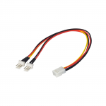 Akyga Adapter 3-Pin F / 2 x 3-Pin M