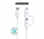 eSTUFF INFINITE (GRS) Super Soft 100% Recycled TPE 2-IN-1