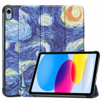 CoreParts Tri-fold Caster Hard Shell Cover - Starry Sky Style For