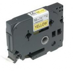 Brother Tape Black on Yellow