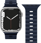 Vonmahlen Vonmhlen Ocean Band silikoonrihm, Apple Watch 38/40/41, tumesinine (AWS00080)