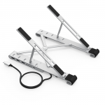 Choetech stand multifunctional station for laptop PD | USB-C HDMI (4K | 30Hz) | 2xUSB-A | 1xUSB-C | 1xSD | 1xTF black (HUB-M43)