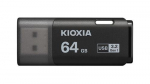 KIOXIA LU301K064GG4 USB-mluseade 64 GB USB Type-A 3.2 Gen 1 (3.1 Gen 1) Must