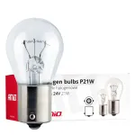 Amio Halogeenlambid P21W BA15s 24V 10tk