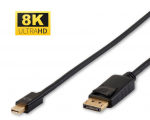 MicroConnect 8K Mini Displayport to Displayport 2m Male-Male,