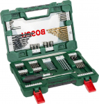 Bosch V-Line TIN Drill/Bit Set 91part