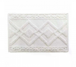 Douceur d`Interieur Bathmat Gladis Cotton White 80x50cm
