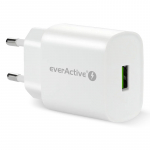 Everactive PHONE CHARGER 1X USB 18 W QC 3.0 WHITE
