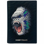 Nimmy Raptor Gorilla rahakott passikott must