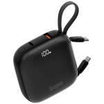Energea PowerBank 4w1 Bazic Fusion 10000mAh PD20W USB-C/Liikumispulga must
