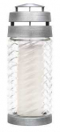 Bolsius Candle white glass 23x9x9cm