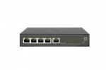 Level One LevelOne PoE+Switch 4xGE PoE/1xGE 65W Hilbert SL