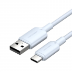 Vention USB 2.0 A ja USB-C 3A kaabel CTQLF 1 m (sinine)