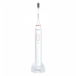 Shona Pro Electric IPX7 Sonic Tooth Brush with 5 modes / 3x Speed + travel case (2 heads included) White
