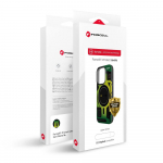 FORCELL F-PROTECT Levels with Dual Layer 4D technology, Military Drop-Test compatible with MagSafe for IPHONE 16 PLUS cyber green