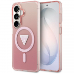 GUESS IML Gradient Triangle MagSafe etui Samsung Galaxy S26 jaoks, roosa