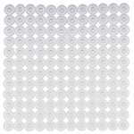 Berilo Bathmat Brick Clear 54x54cm
