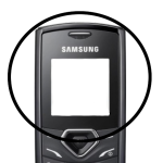 SAMSUNG Kaitsekotuslaud GT-E1170 algseks nituseks
