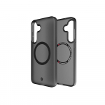 Samsung S25 PLUS mbris Forcell F-Protect taseme Dual Layer 4D tehnoloogiaga, hildub Magsafe'iga, kaitseks vlistest lkidest, suitsutatud must