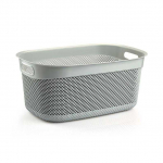 UCSAN Basket Drop Design Grey 55x36x25cm 33L