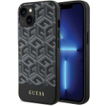 GUESS GUHMP15SHGCFSEK iPhone 15 / 14 / 13 6.1" tarny/must kvakott GCube Stripes MagSafe