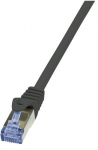 Logilink Cat6a S/FTP, 1 m vrgukaabel Must S/FTP (S-STP)