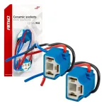 Amio Keraamilised nurkega pistikud 2 krt H4