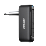UGREEN Bluetooth 5.0 audiovastuvtja AUX mini-jack autole must (70303) - OUTLET