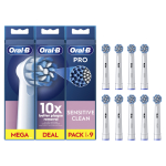Oral-B Pro Sensitive Clean vahetusharjad, 9 tk (18807)