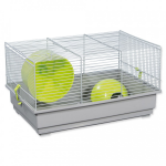 Cage : Placek Small Animal Richard, 39*25.5*22 cm, grey|green
