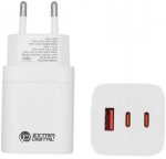 Extra Digital GaN 2x USB Type-C / USB Type-A 65W PPS