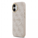 GUESS PU nahast 4G kuldfrvi MagSafe mbris iPhone'i 17 jaoks / Roosa
