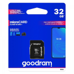 GOODRAM 32GB microSDHC klass 10 UHS I + Adapter