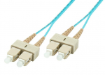 MicroConnect SC/UPC-SC/UPC 25m OM3 MM Duplex LSZH OD: 2mm, 0.3dB