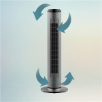 CECOTEC EnergySilence 8190 Skyline Ionic | Tornifnn | Jalgfnn | 60 W | Lbimt 29 cm | Kiirusreiimid 3 | Dnaamika | Ajastaja | Kaugovastus | Hall