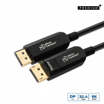 MicroConnect DisplayPort 1.4, 8K@60Hz, Optic Fibre, 10m DP 1.4 8K