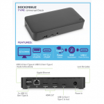 TARGUS | Universal DisplayLink USB-C Dual 4K HDMI dokk koos 65 W toitejaamaks | HDMI portide arv 2 | Ethernet LAN