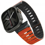 Skinarma Gemini rihm Apple Watch'ile 49/46/45/44 mm oran