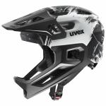 Uvex React JR Fullface ratta kiiver 5256 cm, must/valge matt (S4146980115)