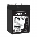 GREEN CELL Akku AGM VRLA 6V 4Ah IP54