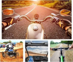 Puluz Motorcycle and Ski Helmet Holder for GoPro/XIAOMI/SJCAM/DJI/PU847B