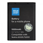 Akupesa Nokia 6020 / 5200 / 5300 / 3220 / 5140 1000 mAh Blue Star Premium