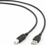 Gembird USB kabel 1.8m, must, meeslaius B